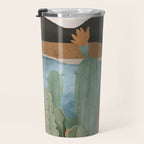 Cactus Landscape 2 Travel Mug Gallery Image 3