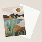 Cactus Landscape 2 Stationery Card Gallery Image 2
