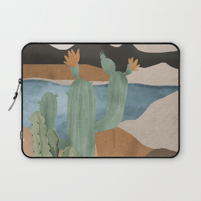 Cactus Landscape 2 Laptop Sleeve Gallery Image 1