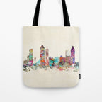 atlanta georgia skyline Tote Bag Gallery Image 1