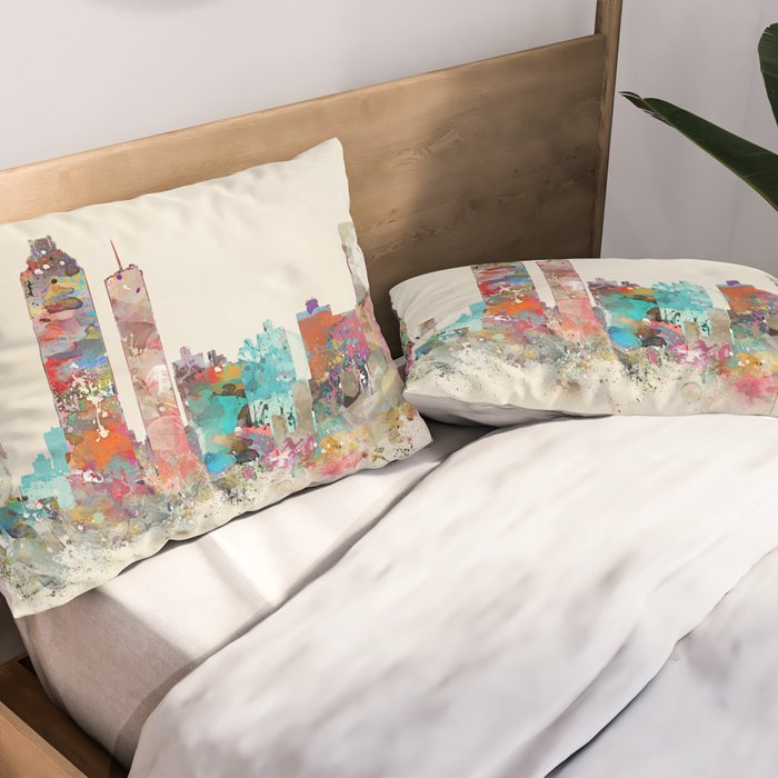 atlanta georgia skyline Pillow Sham Gallery Image 2