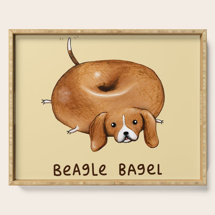 Beagle Bagel Serving Tray Gallery Image 1
