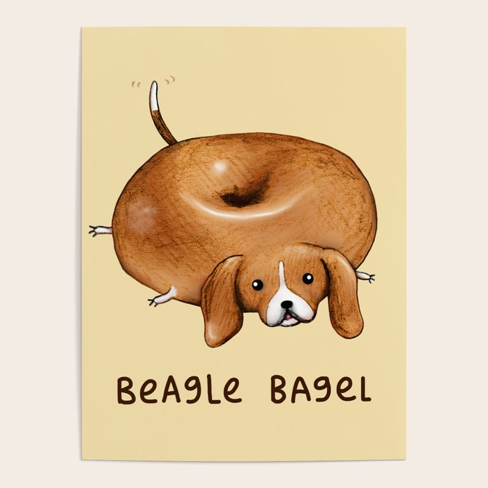 Beagle Bagel Poster Gallery Image 4