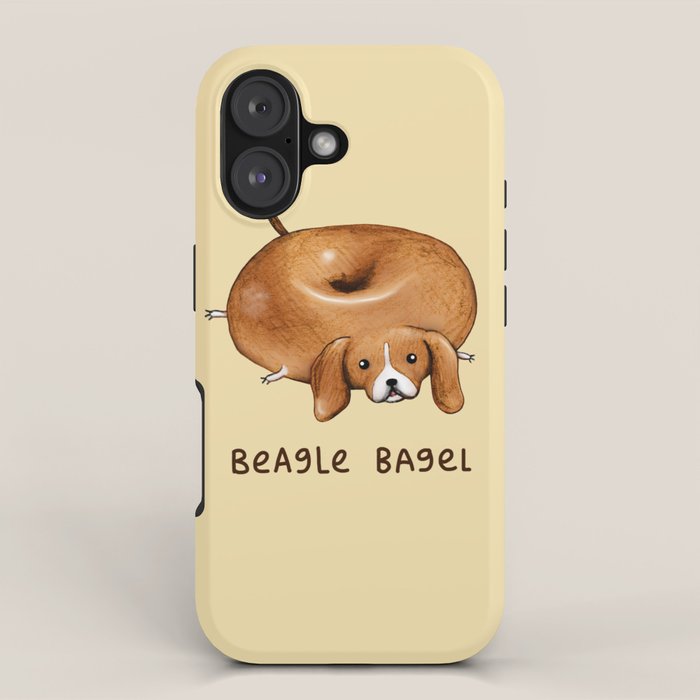 Beagle Bagel iPhone Case Gallery Image 1