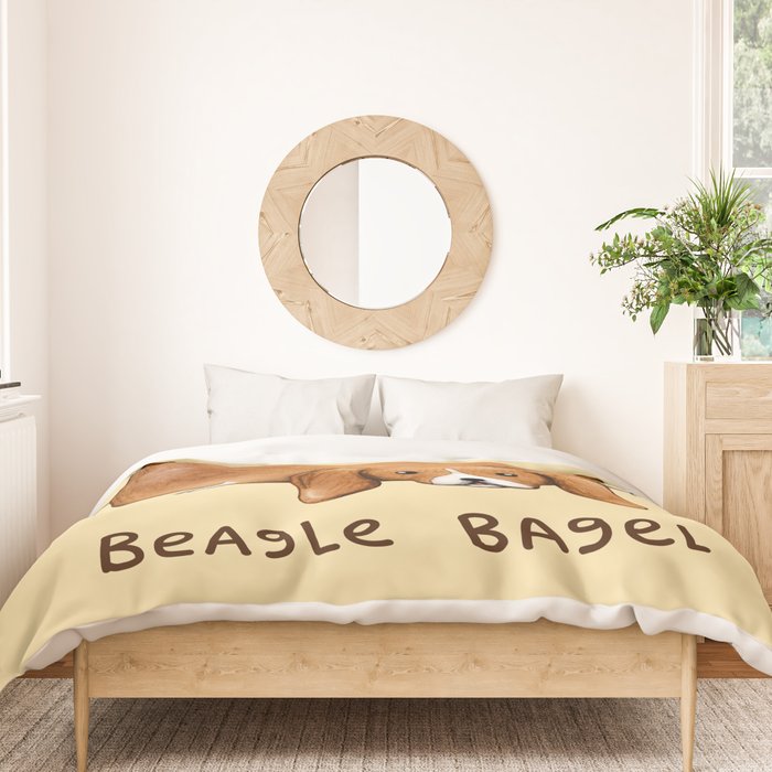 Beagle Bagel Duvet Cover Gallery Image 3