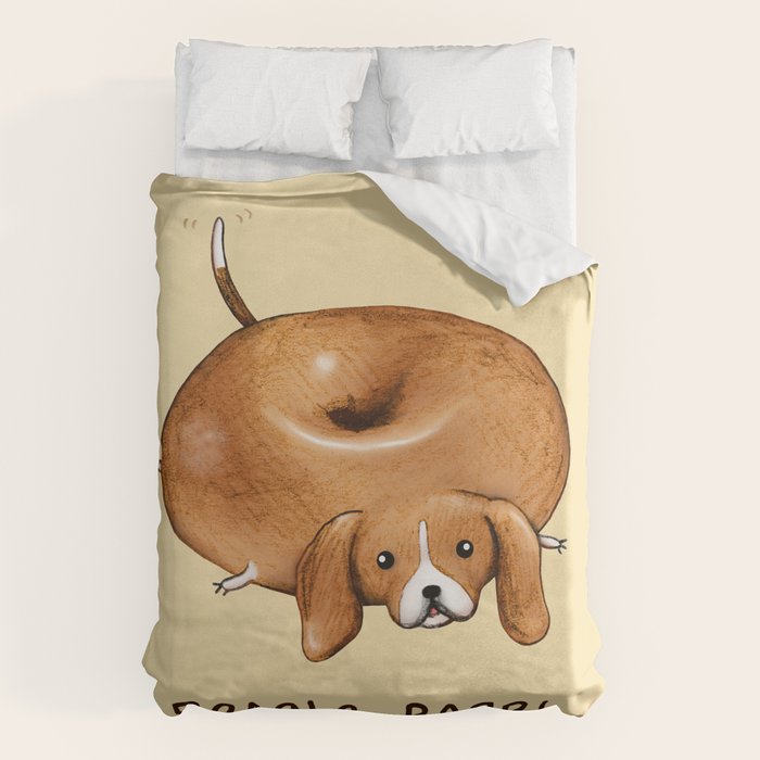 Beagle Bagel Duvet Cover Gallery Image 1