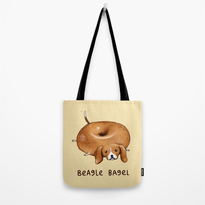 Beagle Bagel Tote Bag Gallery Image 2