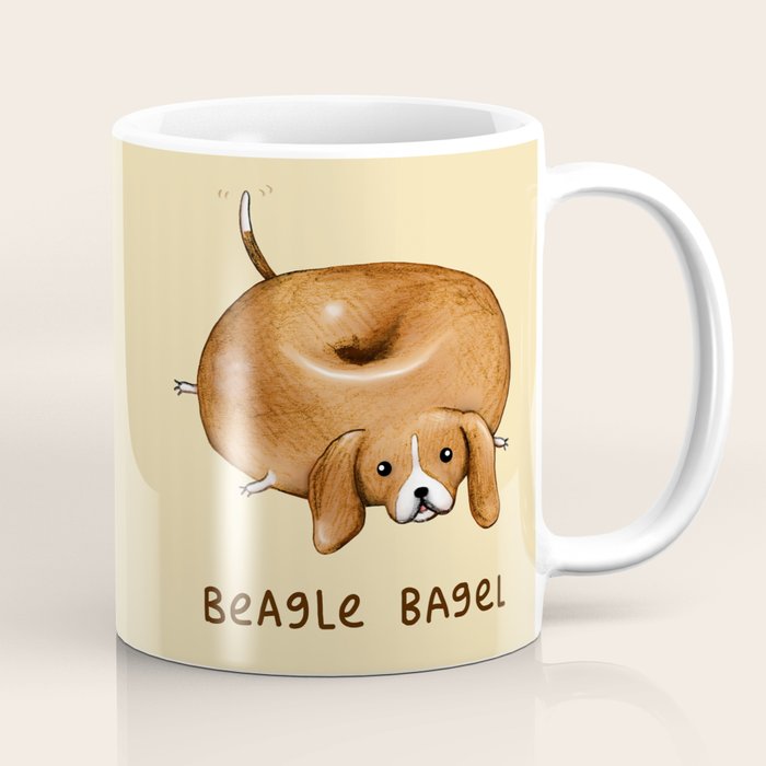 Beagle Bagel Coffee Mug Gallery Image 1