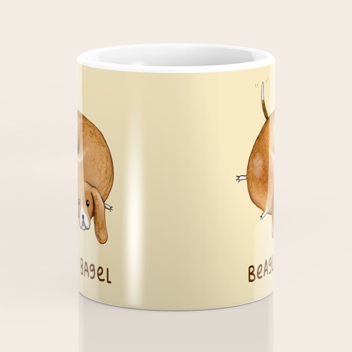 Beagle Bagel Coffee Mug Gallery Image 4