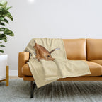 Beagle Bagel Throw Blanket Gallery Image 1