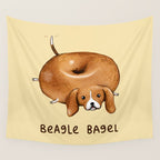 Beagle Bagel Wall Tapestry Gallery Image 4
