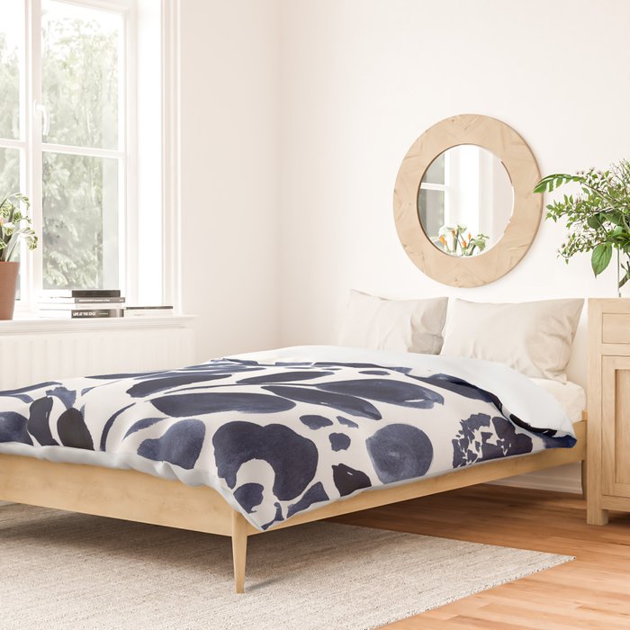Navy Floral Duvet Cover Gallery Image 2