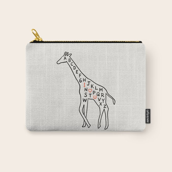 I love you as high as I can reach Carry All Pouch Gallery Image 1