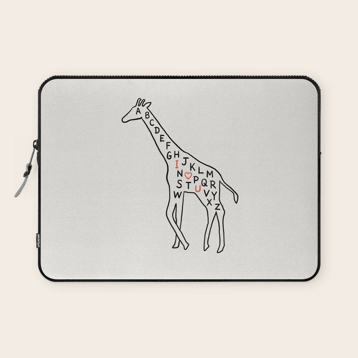 I love you as high as I can reach Laptop Sleeve Gallery Image 1