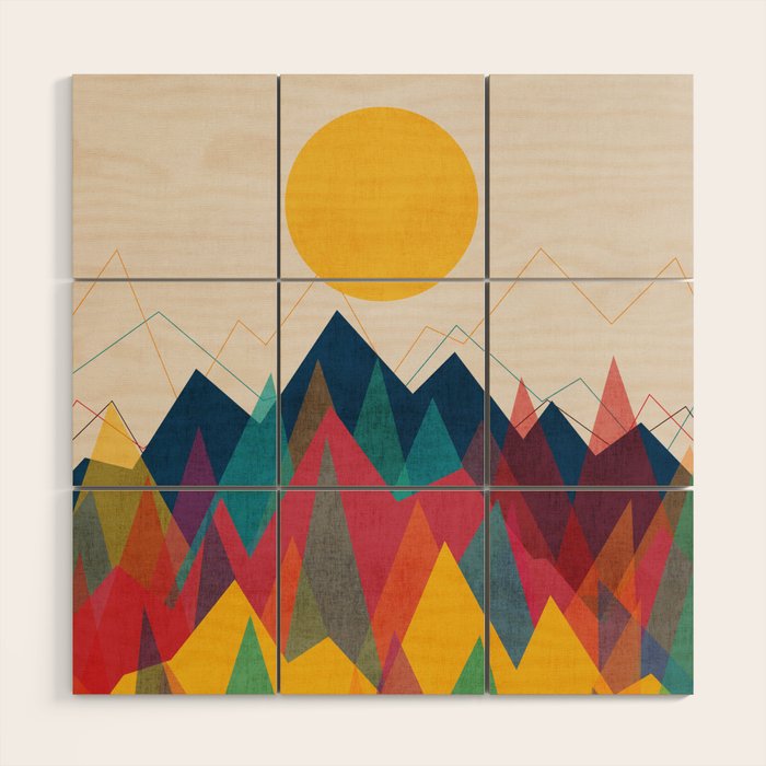 Uphill Battle Wood Wall Art Gallery Image 1