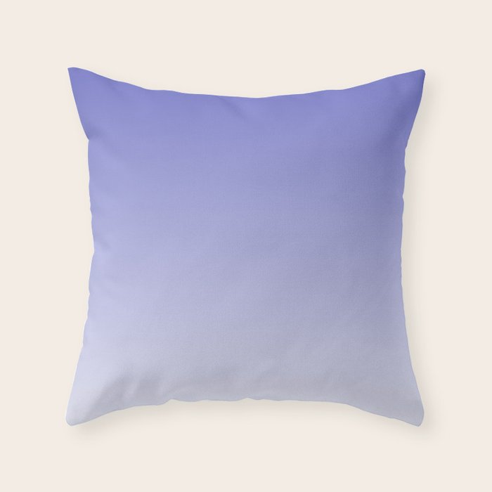 Dreamy Lavender Purple Ombre Gradient Throw Pillow Gallery Image 6