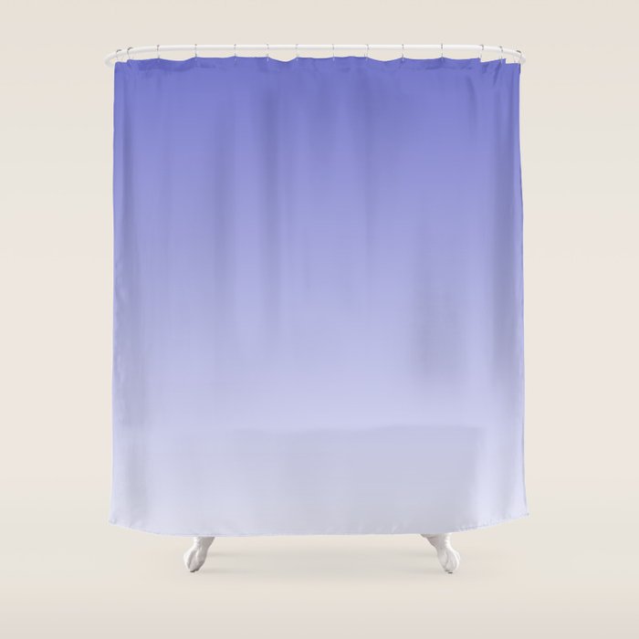 Dreamy Lavender Purple Ombre Gradient Shower Curtain Gallery Image 1