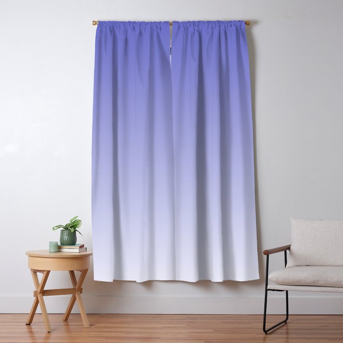 Dreamy Lavender Purple Ombre Gradient Window Curtain Gallery Image 5