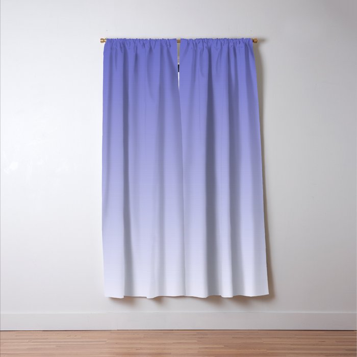 Dreamy Lavender Purple Ombre Gradient Window Curtain Gallery Image 3