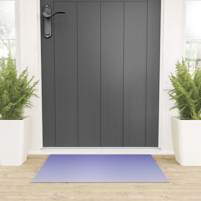 Dreamy Lavender Purple Ombre Gradient Welcome Mat Gallery Image 3