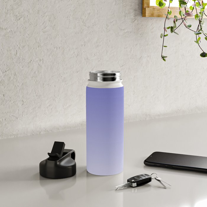 Dreamy Lavender Purple Ombre Gradient Water Bottle Gallery Image 4