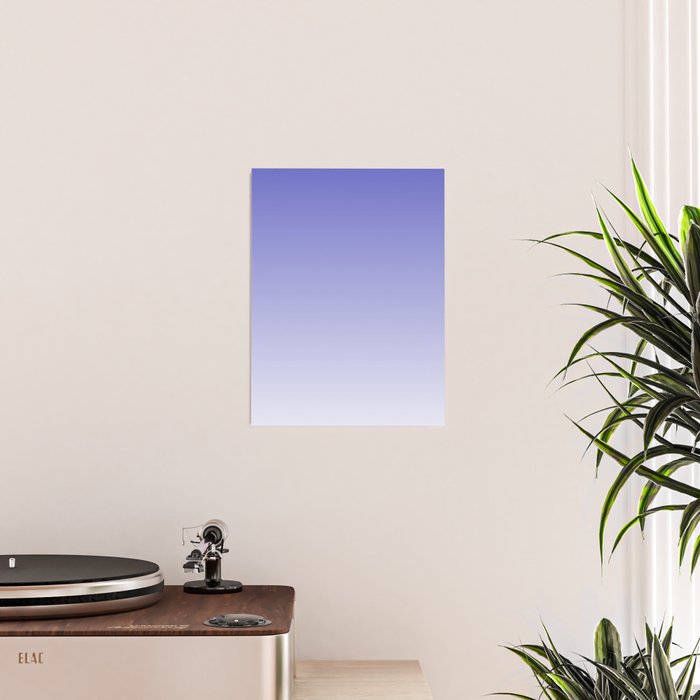 Dreamy Lavender Purple Ombre Gradient Poster Gallery Image 2