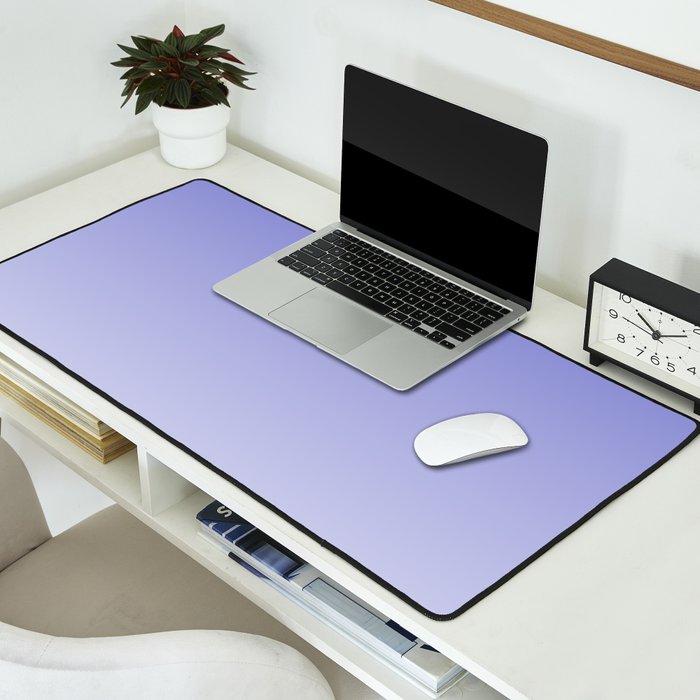 Dreamy Lavender Purple Ombre Gradient Desk Mat Gallery Image 2