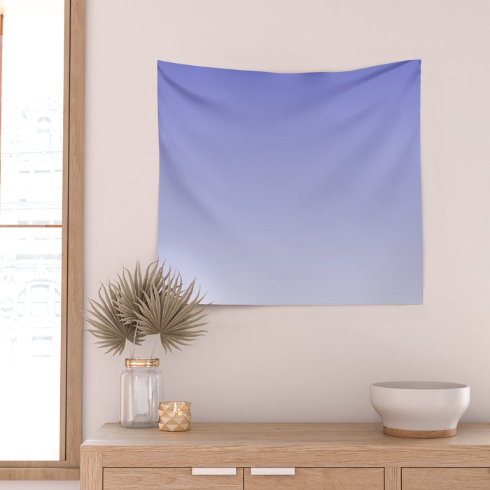 Dreamy Lavender Purple Ombre Gradient Wall Tapestry Gallery Image 2
