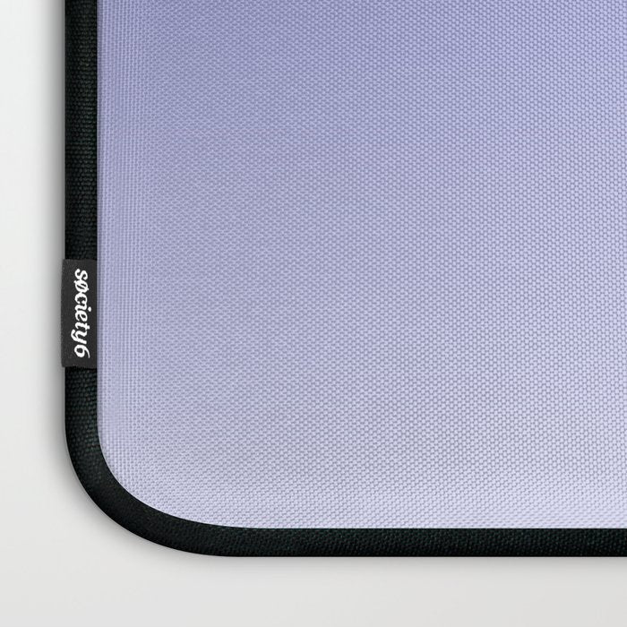 Dreamy Lavender Purple Ombre Gradient Laptop Sleeve Gallery Image 3