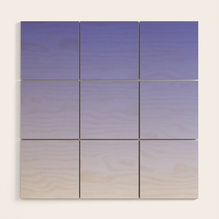 Dreamy Lavender Purple Ombre Gradient Wood Wall Art Gallery Image 1