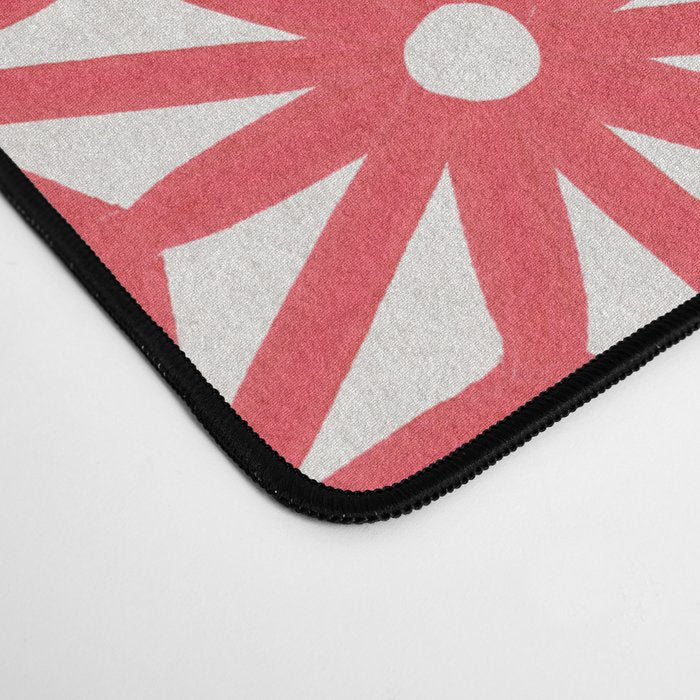 Asanoha Pattern - Coral Desk Mat Gallery Image 4