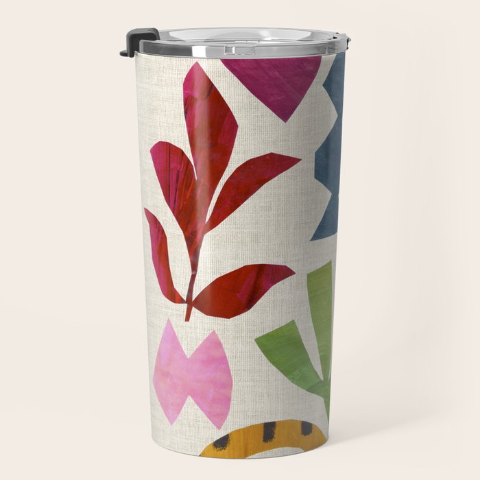 Green Flower Travel Mug Gallery Image 3