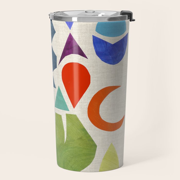 Green Flower Travel Mug Gallery Image 2