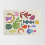 Green Flower Rug Gallery Image 2