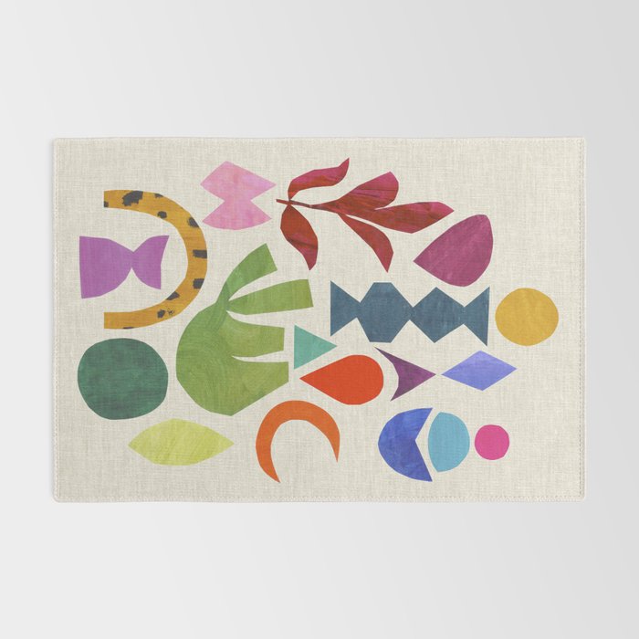 Green Flower Rug Gallery Image 2