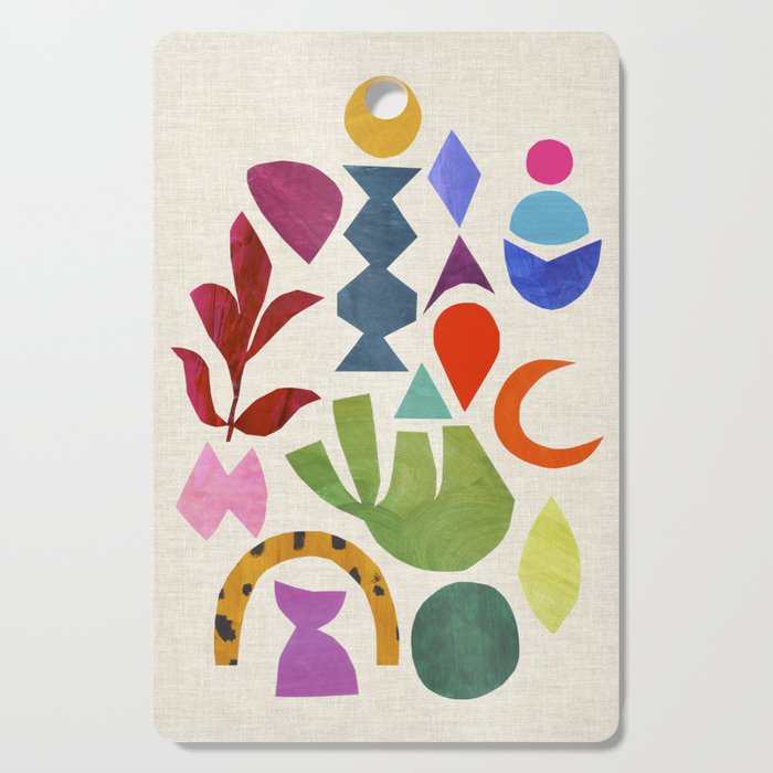 Green Flower Cutting Board Gallery Image 1