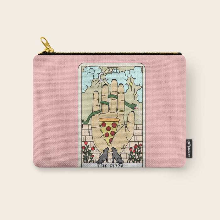 PIZZA READING (LIGHT) Carry All Pouch Gallery Image 1