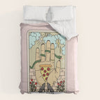 PIZZA READING (LIGHT) Comforter Gallery Image 6