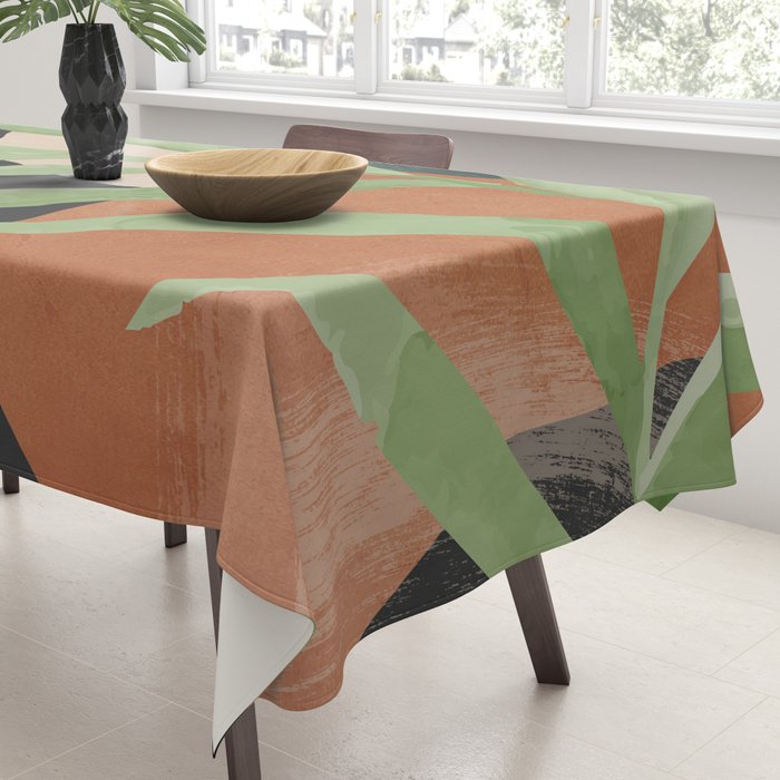 Tropical Leaves 6 Tablecloth Gallery Image 3