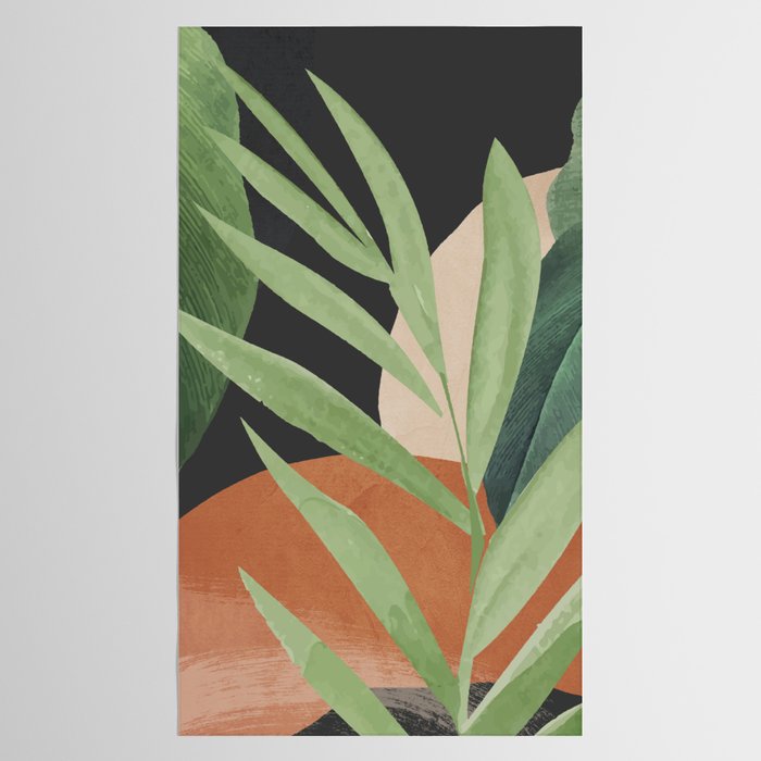 Tropical Leaves 6 Tablecloth Gallery Image 2