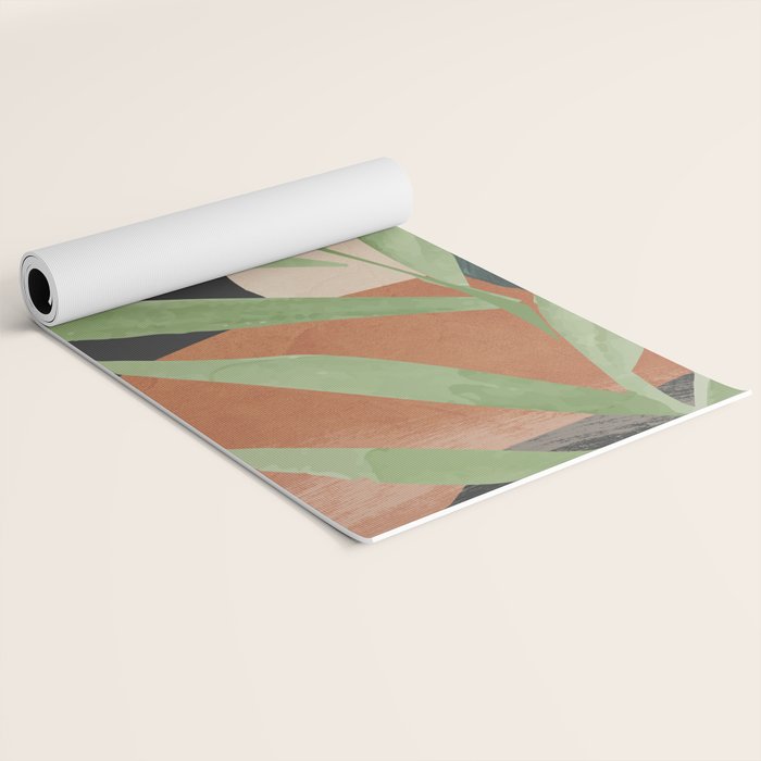 Tropical Leaves 6 Yoga Mat Gallery Image 2