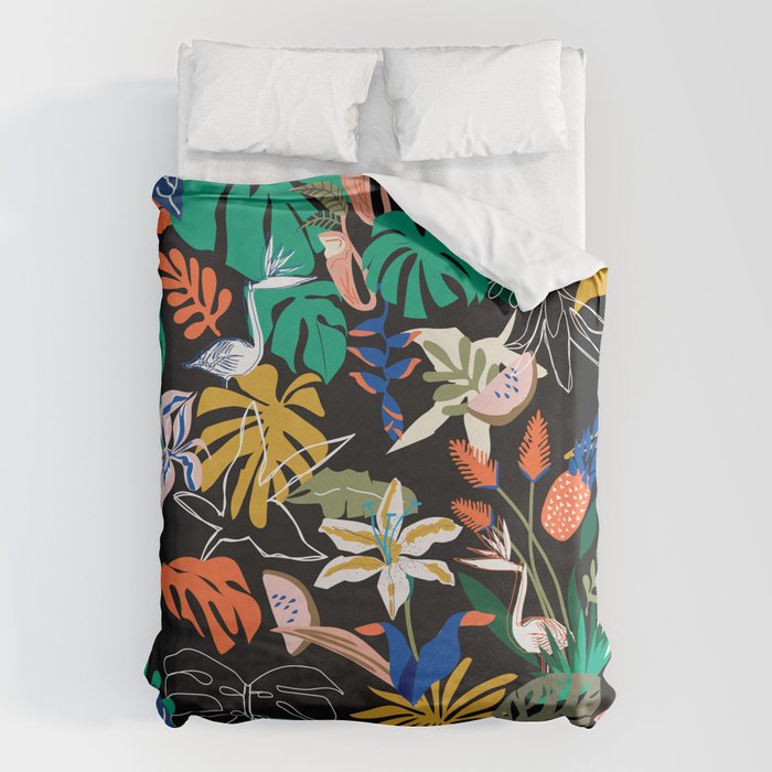 Paradisiacal Nightlife Duvet Cover Gallery Image 6