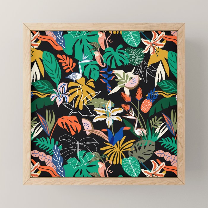 Paradisiacal Nightlife Mini Art Print Gallery Image 1