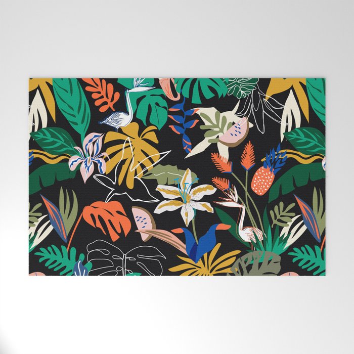 Paradisiacal Nightlife Welcome Mat Gallery Image 1