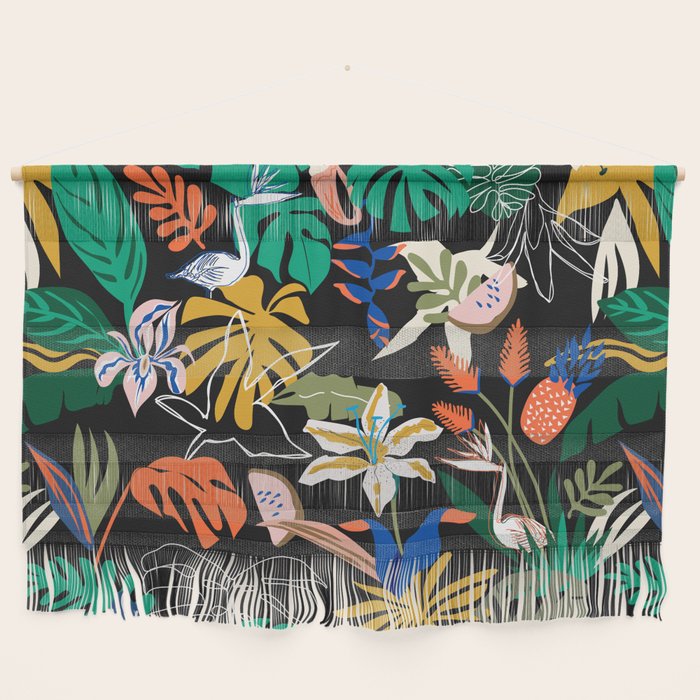 Paradisiacal Nightlife Wall Hanging Gallery Image 1