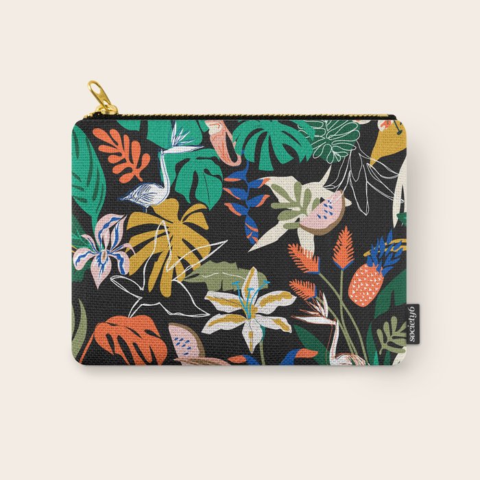 Paradisiacal Nightlife Carry All Pouch Gallery Image 1