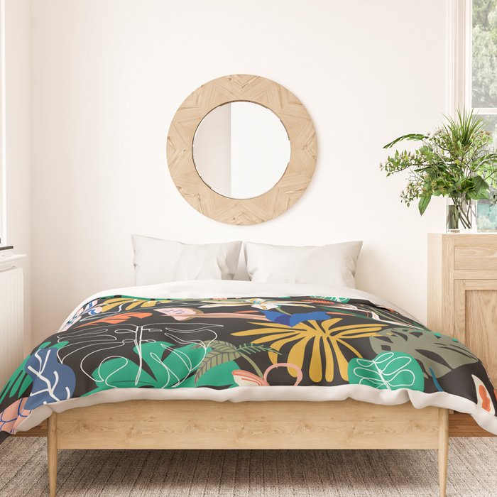 Paradisiacal Nightlife Duvet Cover Gallery Image 3