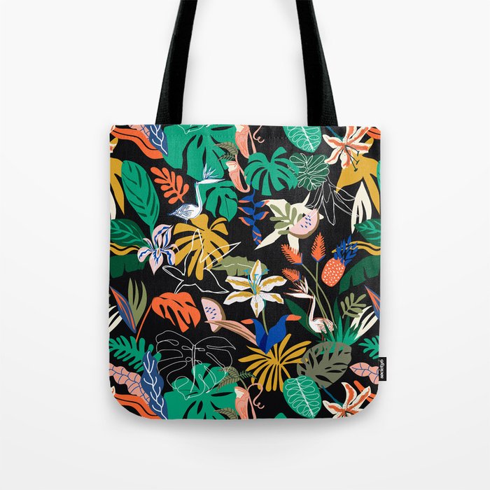 Paradisiacal Nightlife Tote Bag Gallery Image 1
