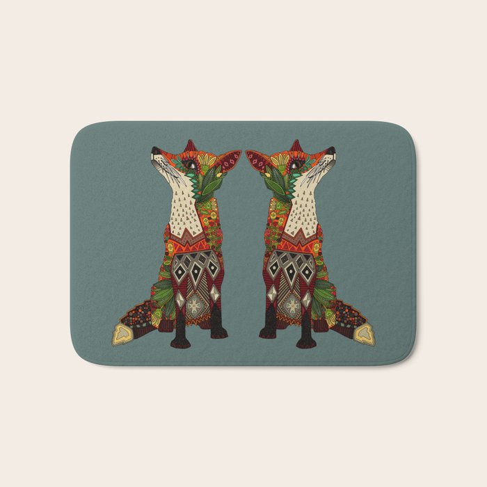 fox love Bath Mat Gallery Image 1