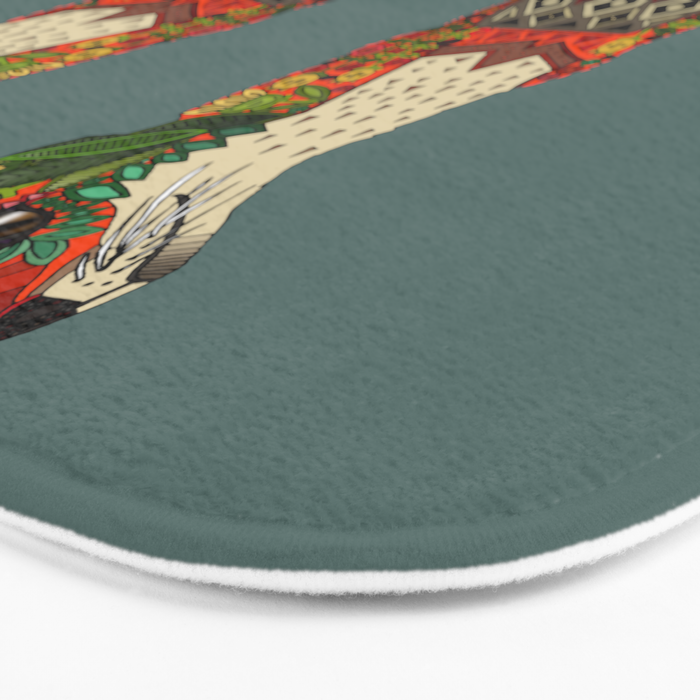 fox love Bath Mat Gallery Image 3